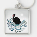 Search for black swan key rings Bird