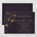 Search for snowflakes rehearsal dinner invitations Gold