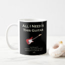Search for guitar humour mugs Cool