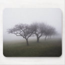 Search for trees in fog mousepads Winter