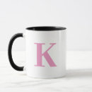 Search for monogram pink mugs Initial