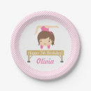 Search for gymnastics birthday plates Cute