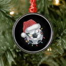 Search for sports christmas tree decorations Santa