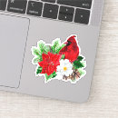 Search for red and white poinsettias stickers Floral