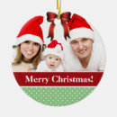 Search for polka dot christmas tree decorations Green