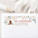 Search for western return address labels Floral