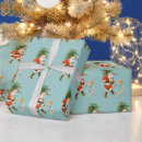 Search for retro santa wrapping paper Whimsical