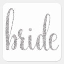 Search for glitter bridal shower stickers Silver