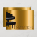 Search for piano concert invitations Modern