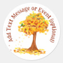 Search for tree leaves stickers Fall season