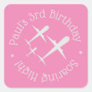 Search for aeroplane birthday stickers Fun