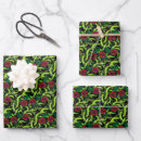 Search for gothic christmas wrapping paper Red and green