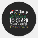 Search for crash stickers Santa