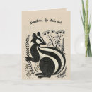 Search for skunk birthday cards Animals