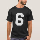 Search for number 6 tshirts Jersey