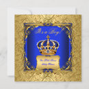 Search for royal blue damask invitations Regal