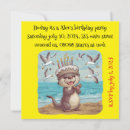 Search for otter birthday invitations Water