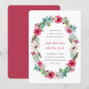 Search for winter flowers wedding invitations Simple