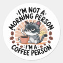 Search for cat attitude stickers Grumpy