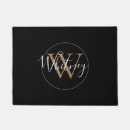 Search for black and gold doormats Initial