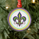 Search for mardi gras beads christmas tree decorations Green
