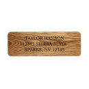 Search for rustic wood return address labels Grain