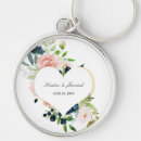 Search for floral wedding rose key rings Gold