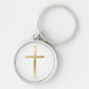Search for gold cross key rings Faith