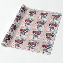Search for christmas little girl wrapping paper Children