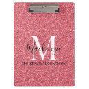 Search for pink glitter clipboards Chic