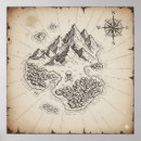 Search for treasure map posters Pirate