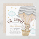 Search for neutral baby shower invitations Woodland animals