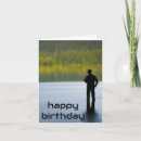 Search for fishing birthday cards Fisherman