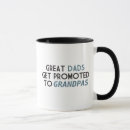 Search for promoted to great grandpa mugs Grandparents