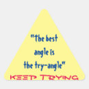 Search for teacher triangle stickers Math