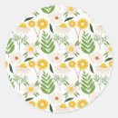 Search for yellow white pattern stickers Flowers