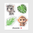 Search for cute monkey stickers Wild animal