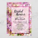 Search for hot pink and green invitations Botanical
