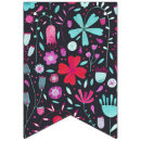 Search for turquoise bunting flags Watercolor