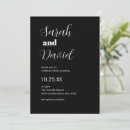 Search for modern font wedding invitations Minimalist