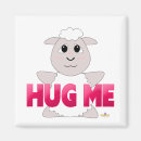 Search for white sheeps magnets Cartoon