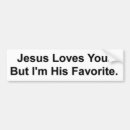 Search for favourite bumper stickers Jesus