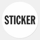 Search for plain white stickers Basic