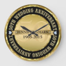 Search for 50th wedding anniversary clocks Black