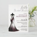 Search for dahlia bridal shower invitations Burgundy