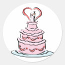 Search for cake box seals stickers Pink