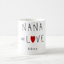 Search for nana birthday mugs Grandmother