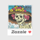 Search for mexican hat stickers Sugar skull