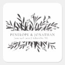 Search for botanical wedding stickers Simple