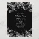 Search for black and white christmas invitations Rustic